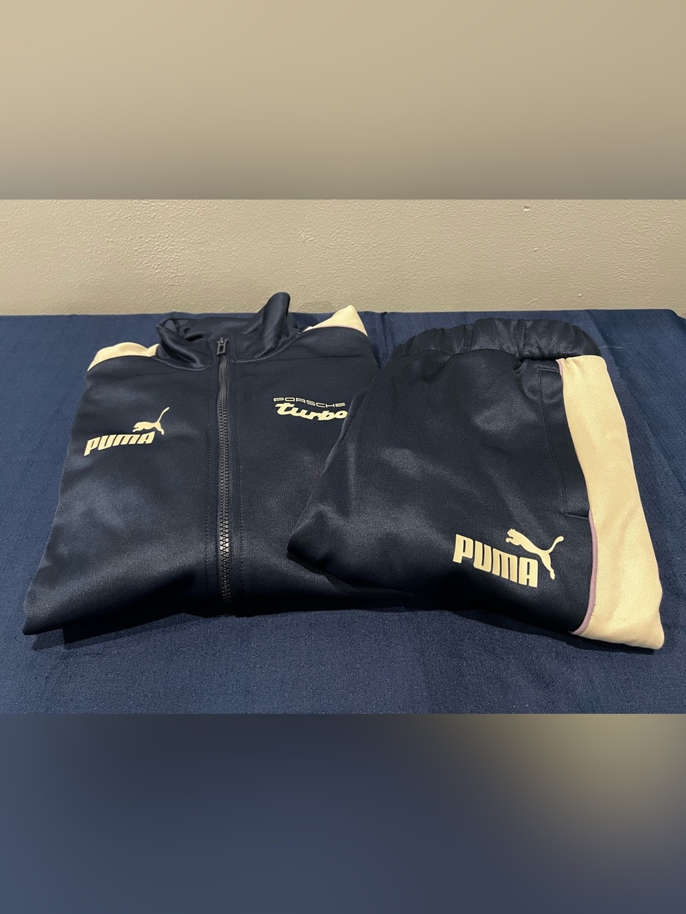 Puma Porsche Turbo Zip Jacket & Sweatpants Set Size Small NWT MSRP $200